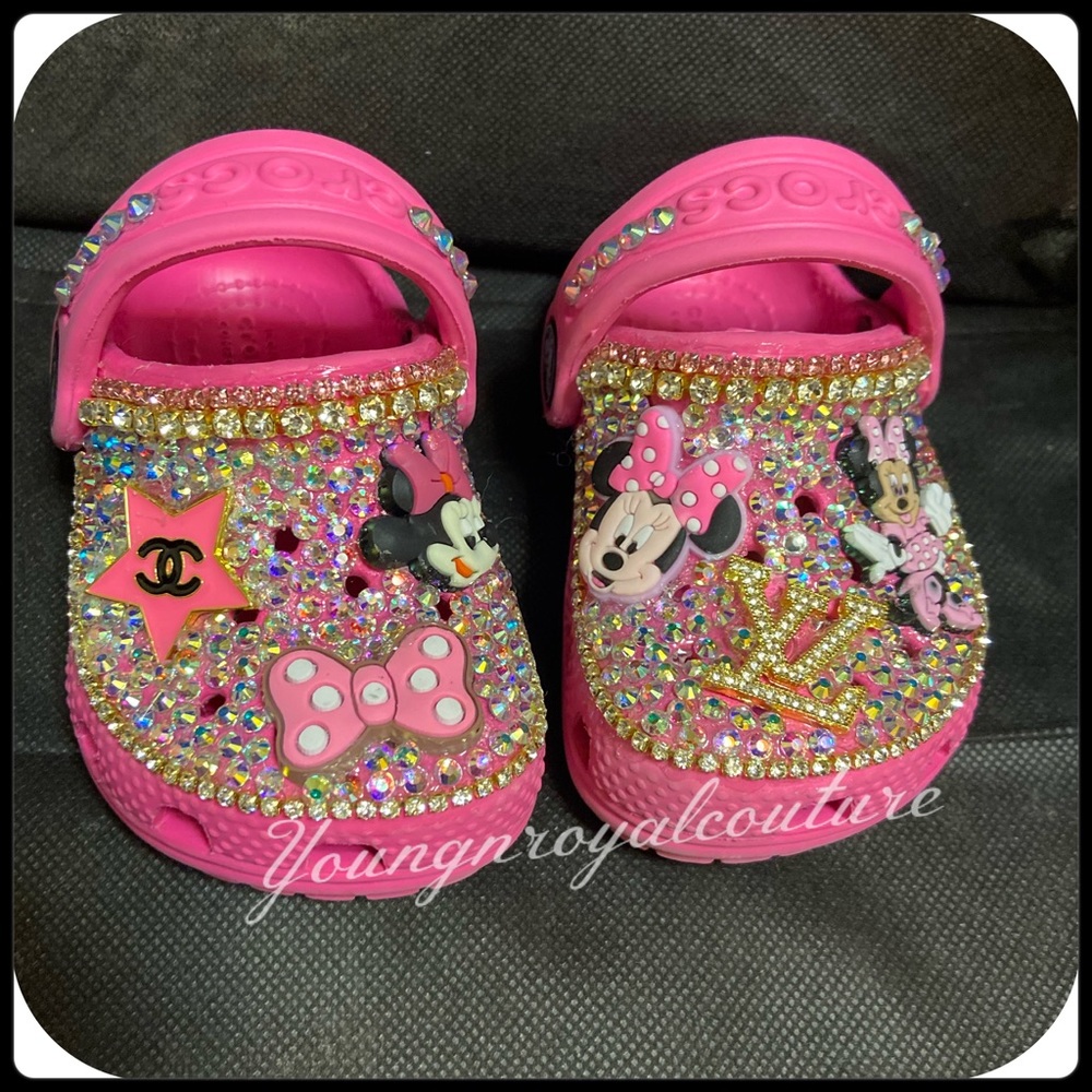 Custom kids croc shoes.   Each pair custom to you. - Picture 2 of 3